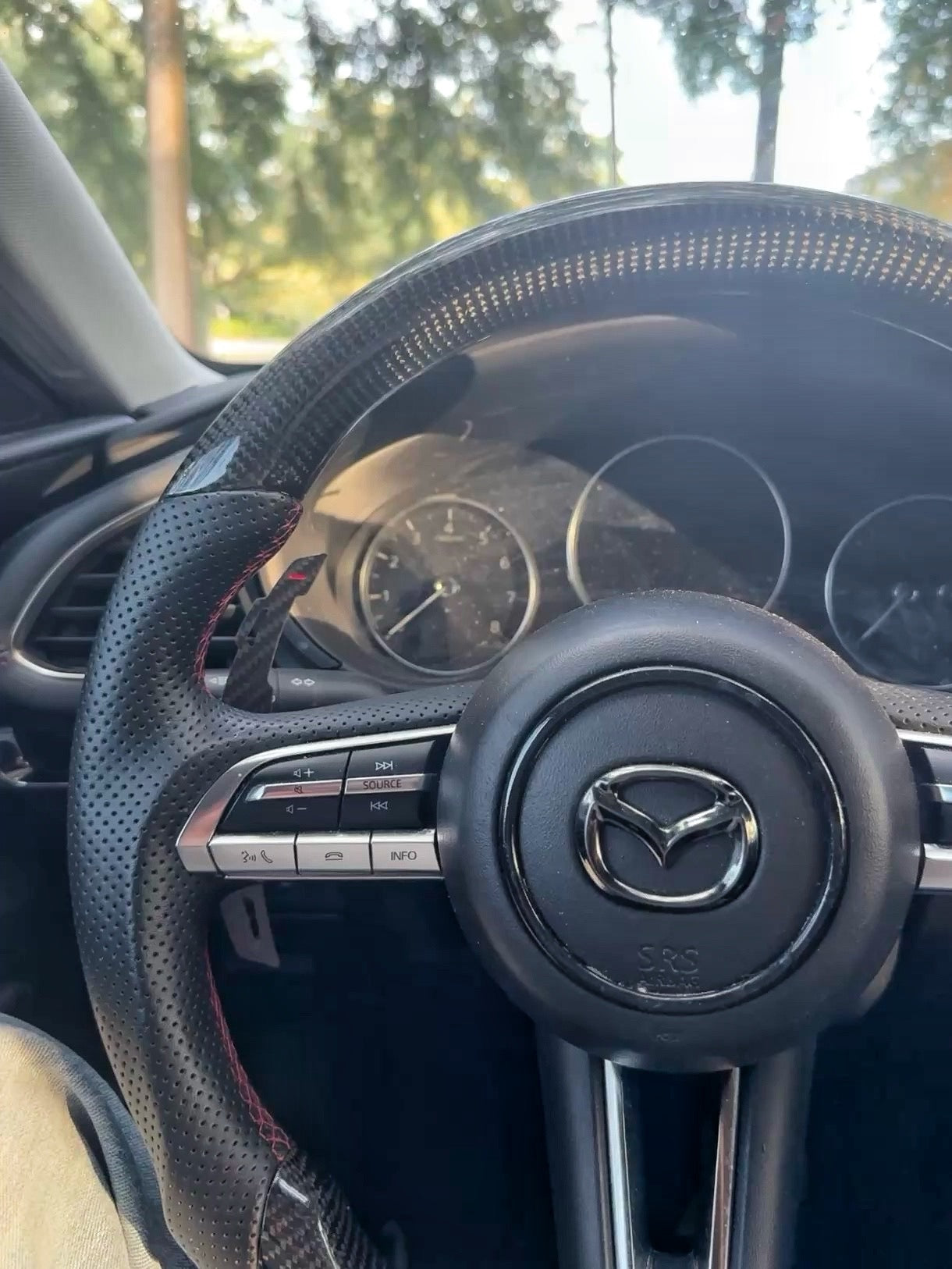 4th Mazda Carbon Fiber Steering Wheel