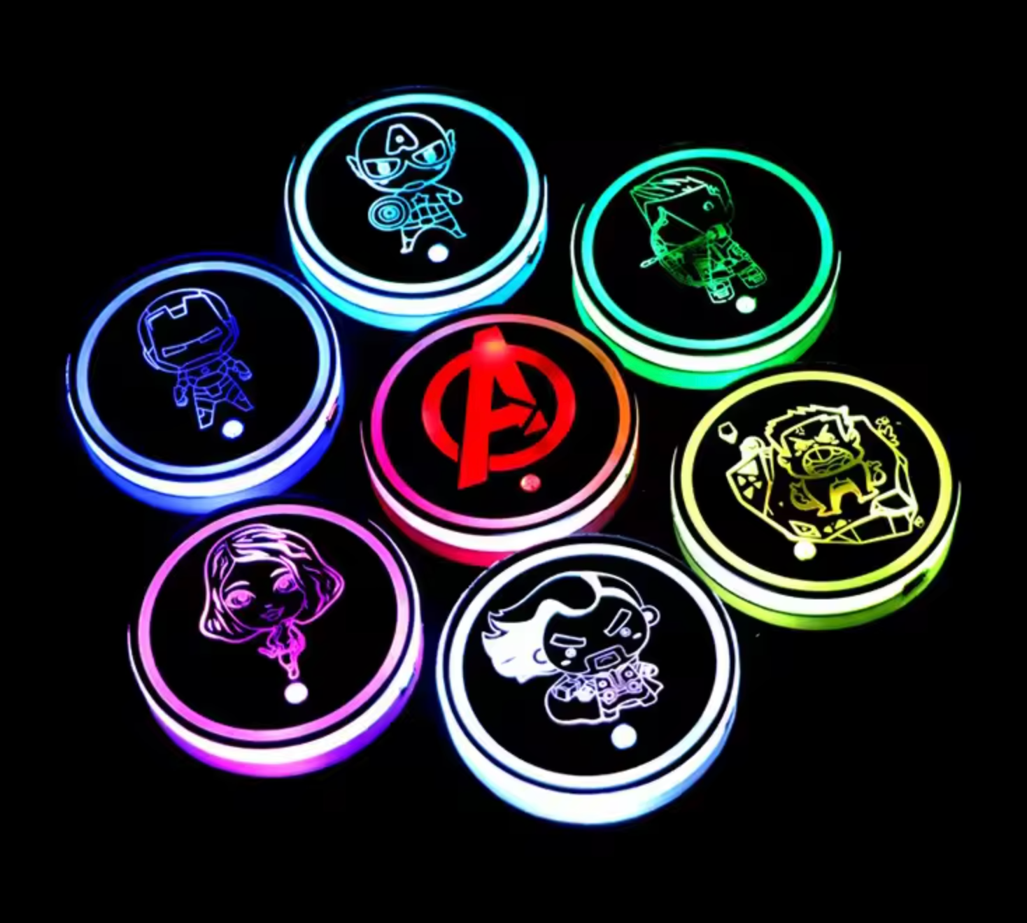 ExotixGlow™Custom LED Cup Coaster