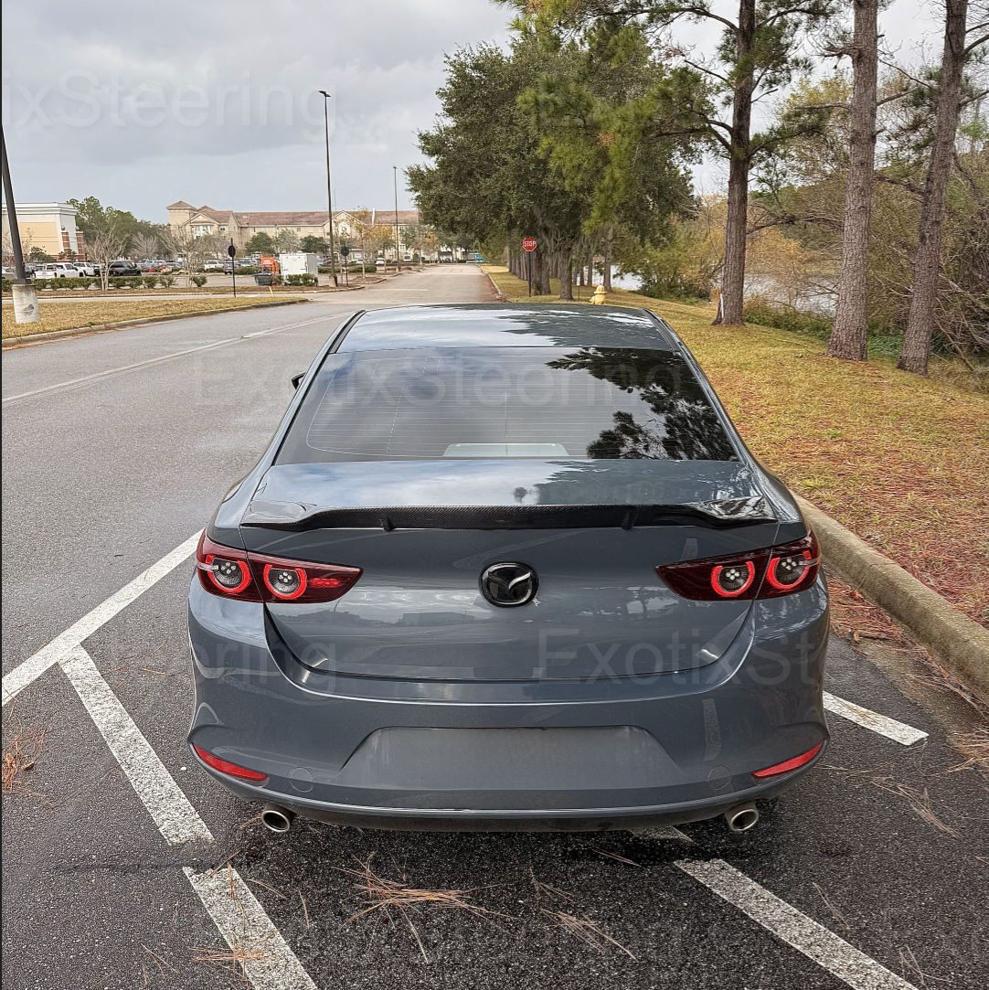 Mazda 3 20-25 Carbon Fiber Sedan Duckbill