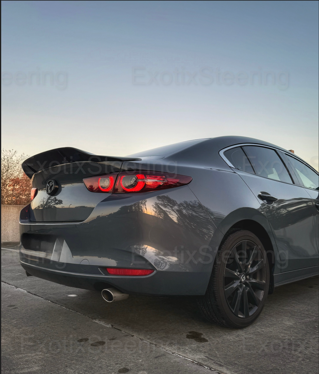 Mazda 3 20-25 Carbon Fiber Sedan Duckbill