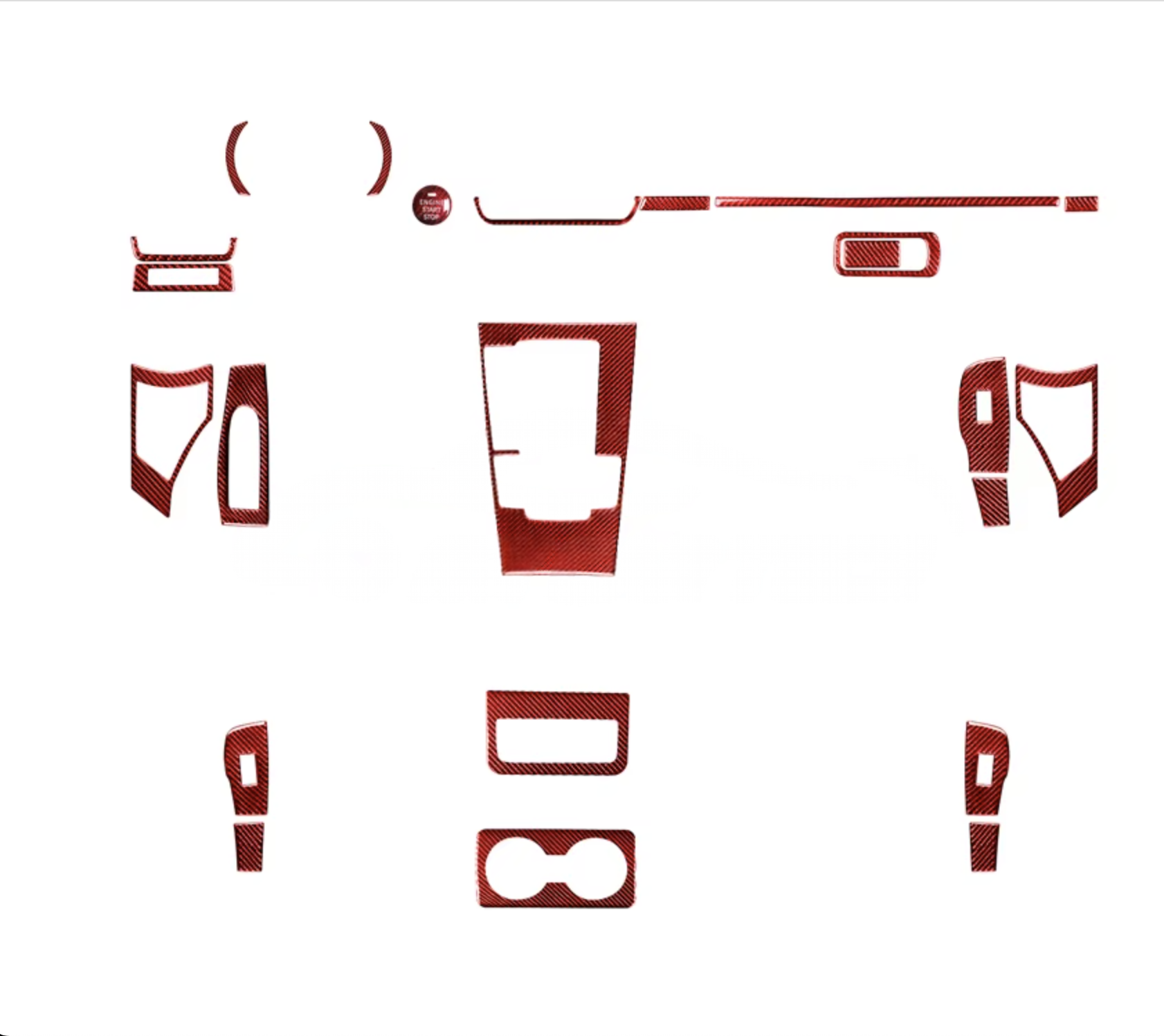 Mazda 3 (2020–2023) Carbon Fiber Interior Trim Kit