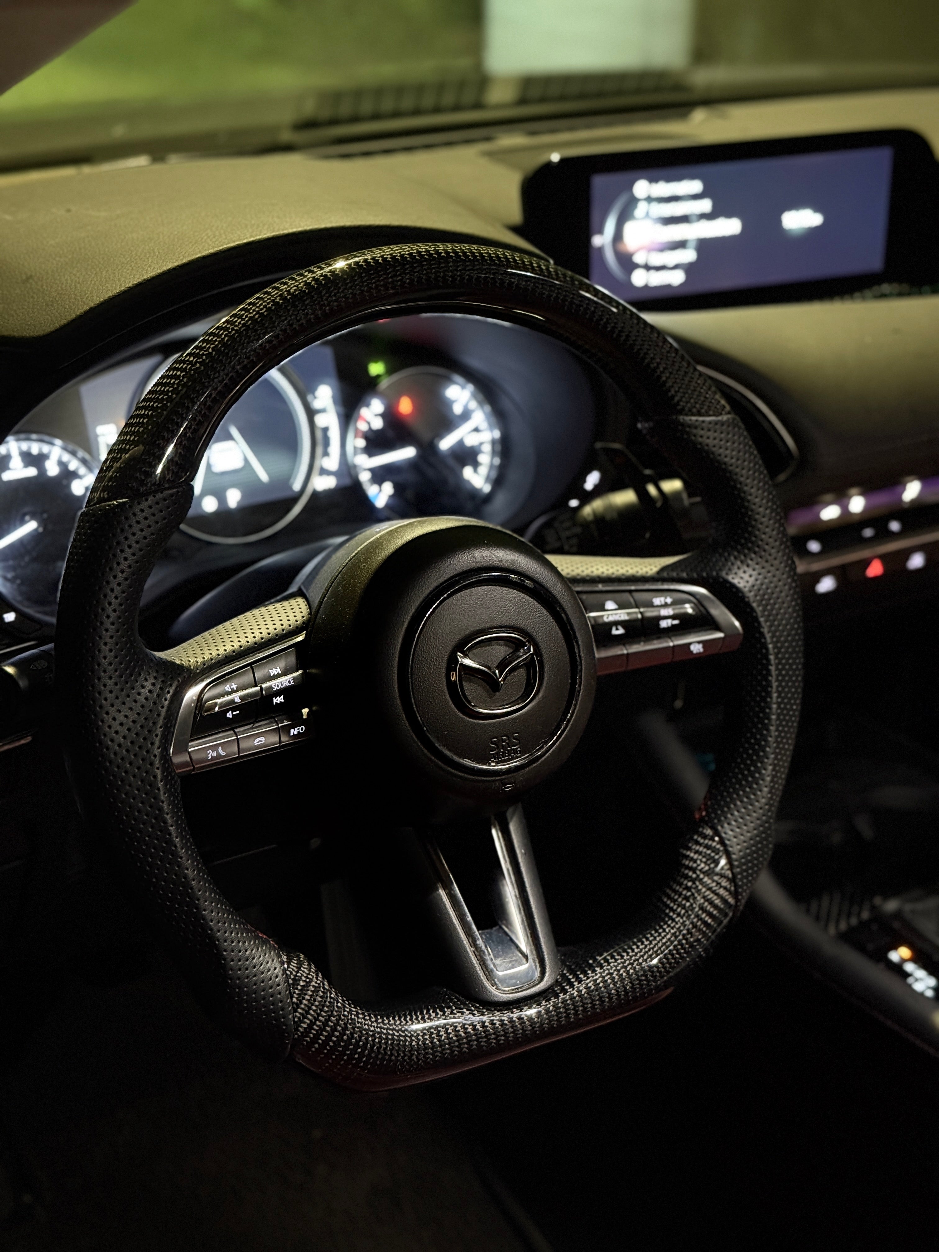 4th Mazda Carbon Fiber Steering Wheel